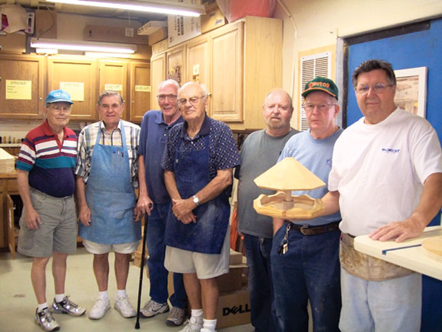 Retirees use woodworking skills to help others